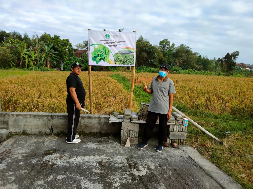 Penguat Ketahanan Pangan Tingkat Desa Untuk Penanaman Jagung Manis, Kangkung dan Bayam