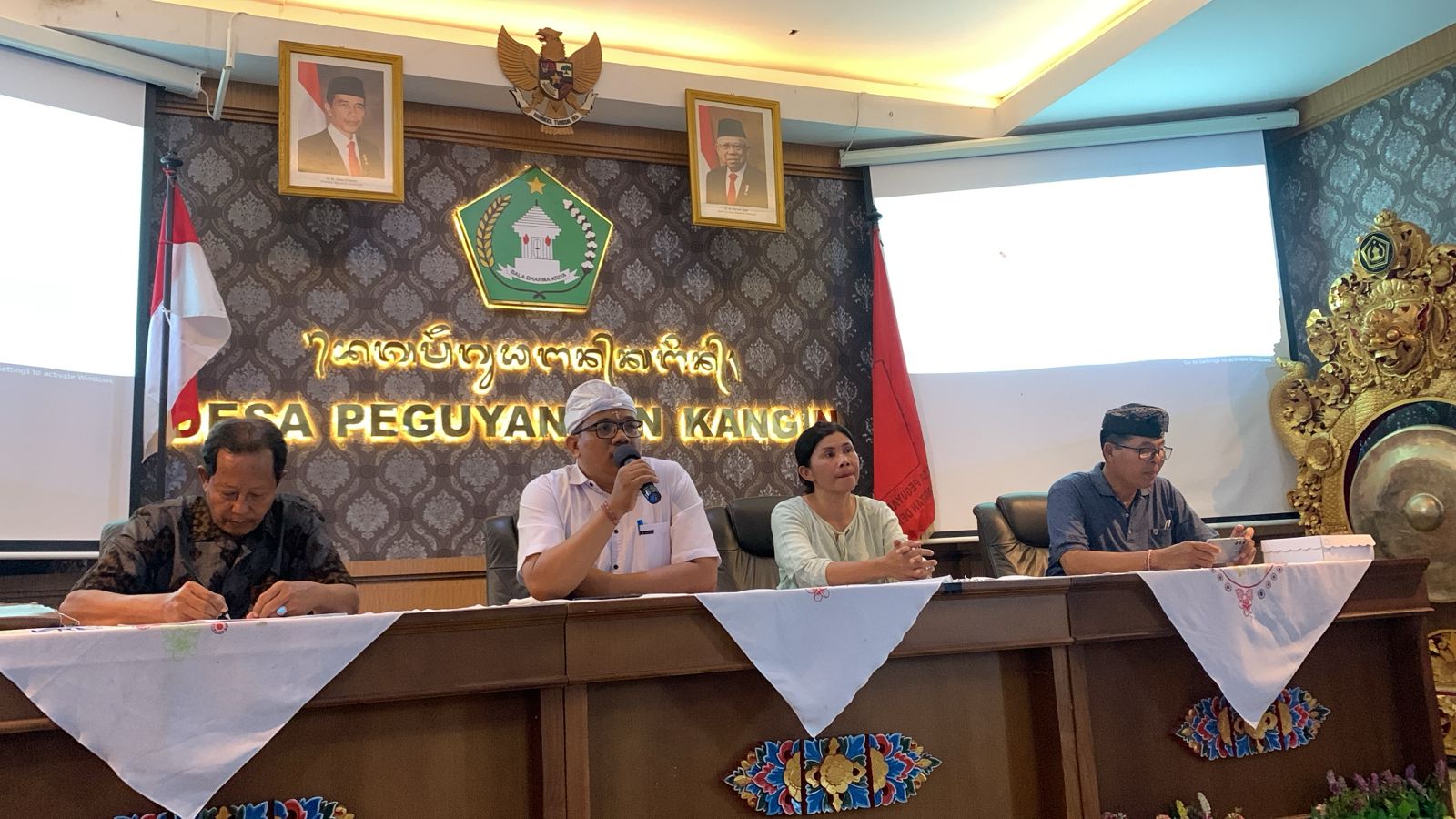 RAPAT KOORDINASI POSYADU SE-DESA PEGUYANGAN KANGIN DALAM RANGKA INTERVENSI SERENTAK PENCEGAHAN STUNTING