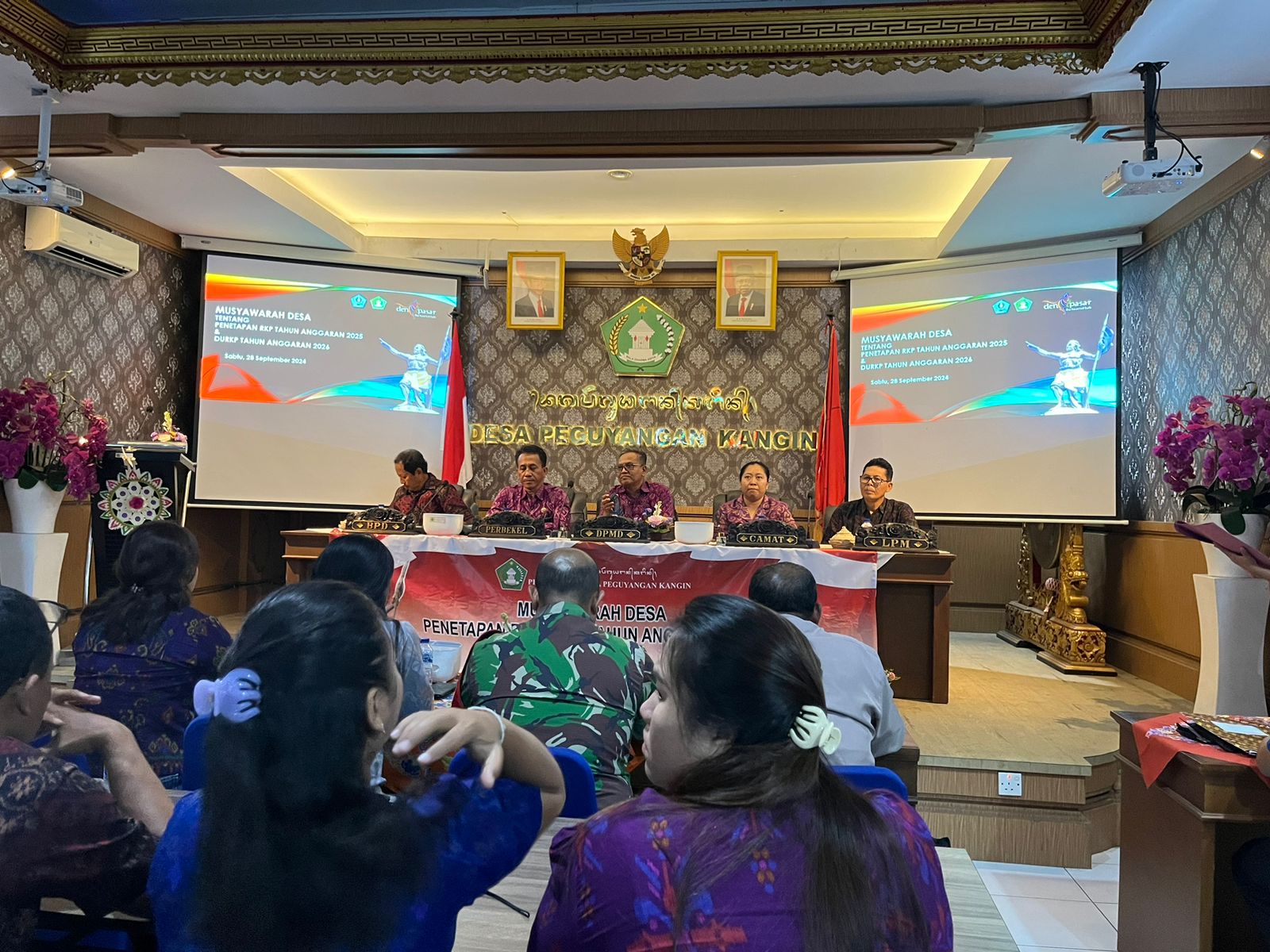 MUSYAWARAH DESA TENTANG PENETAPAN RKP DESA TAHUN ANGGARAN 2025 & DURKP TAHUN ANGGARAN 2026