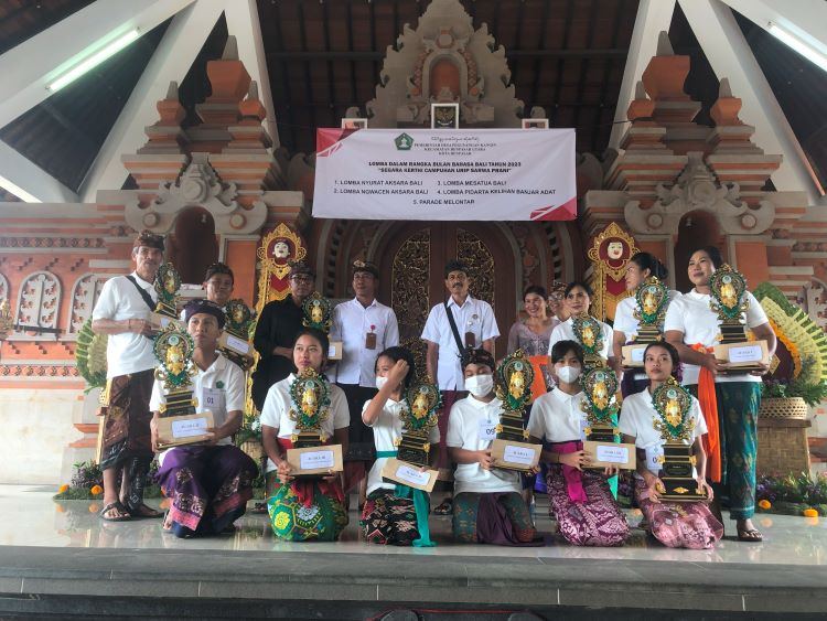 Lomba Bulan Bahasa Bali Tahun 2023 "Segara Kerthi Campuan Urip Sarwa Prani"