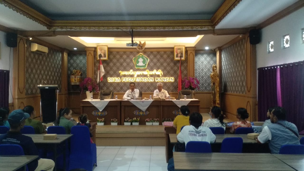 Sosialiasasi Bantuan Sosial dari Dinas Sosial Kota Denpasar