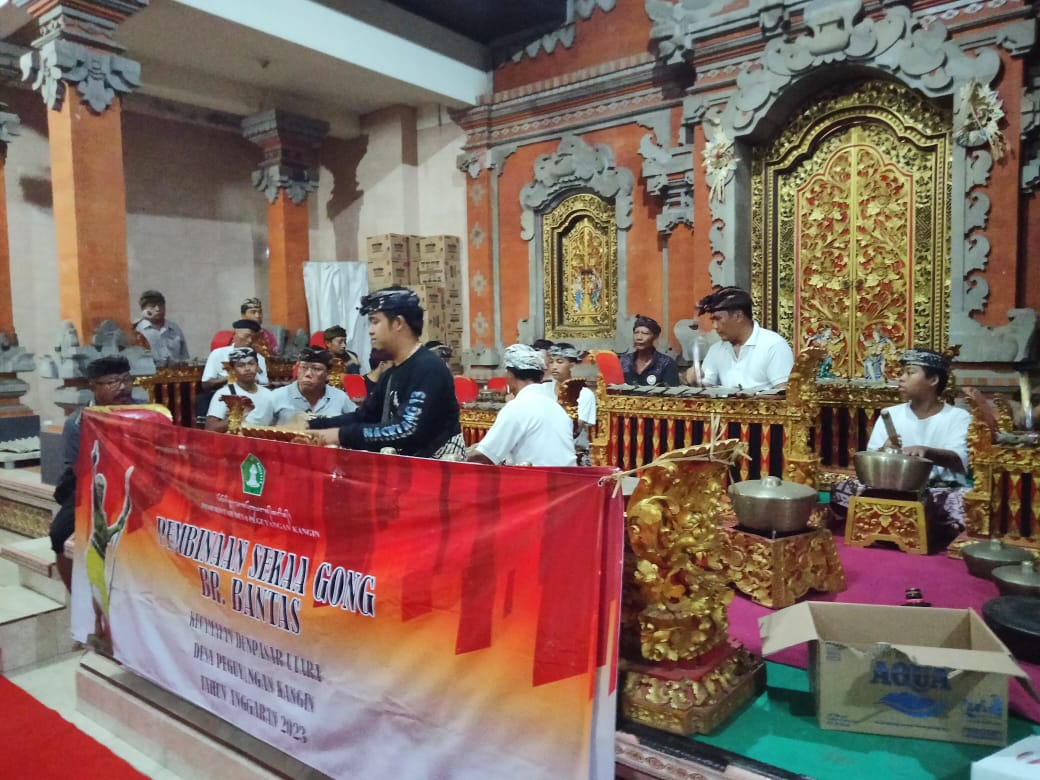 Pembinaan Sekaa Gong Br. Bantas