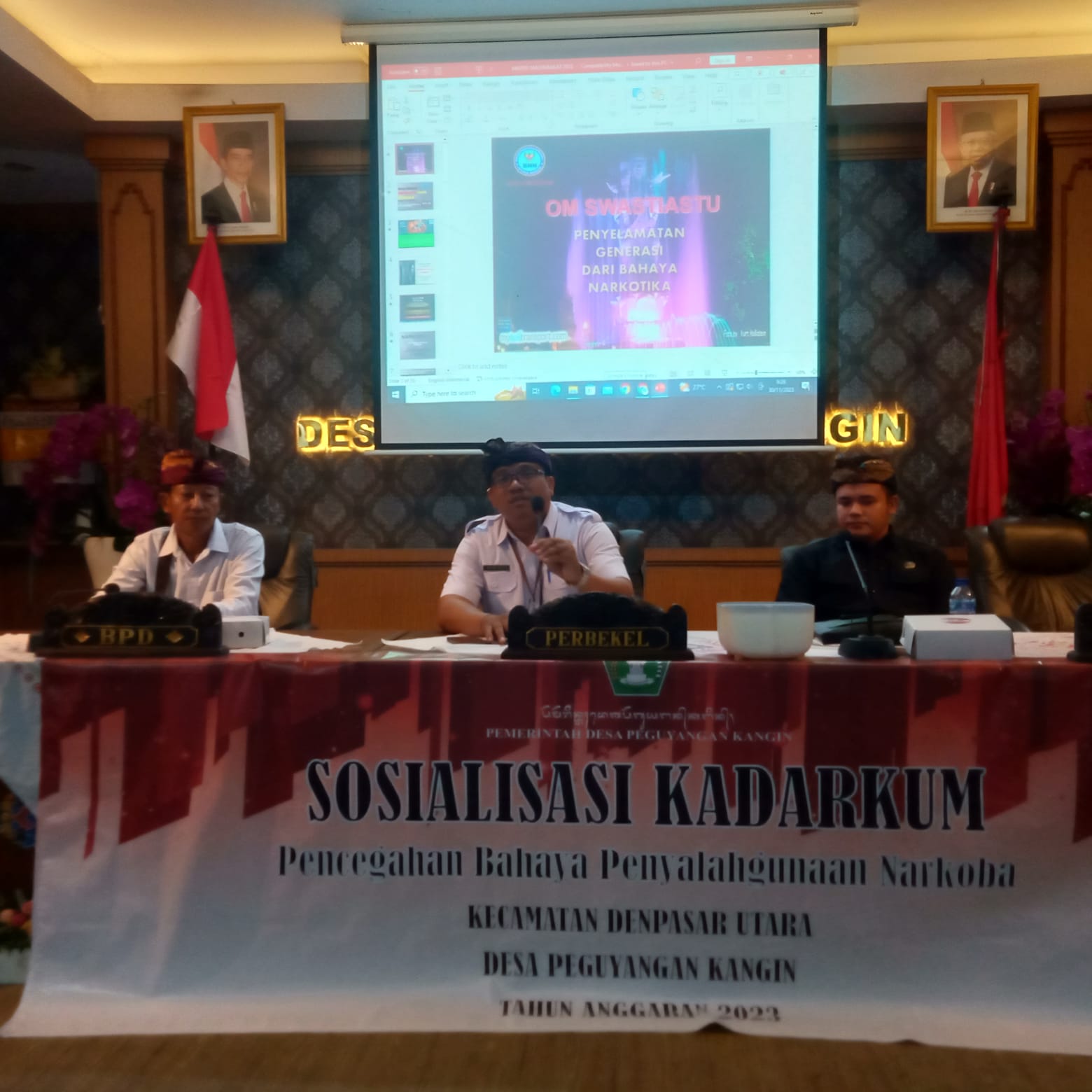 Sosialisasi Kadarkum "Pencegahan Bahaya Penyalahgunaan Narkoba