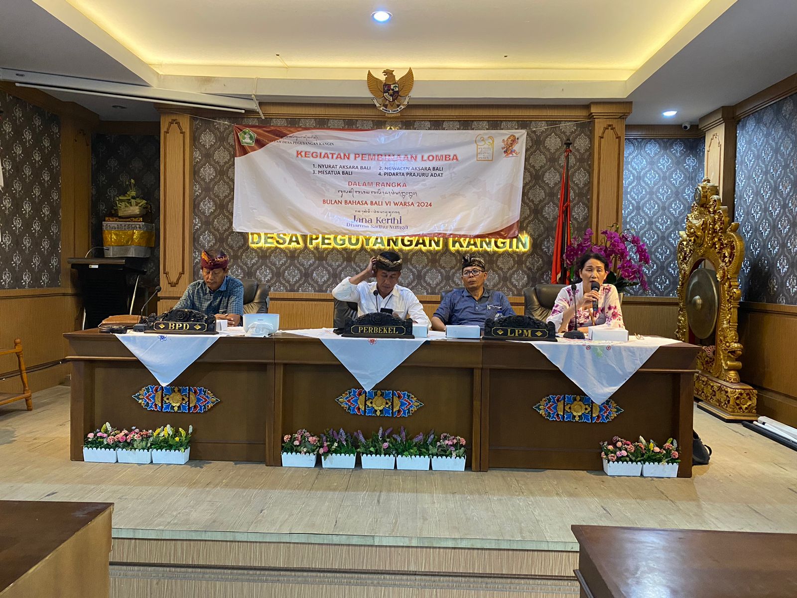 KEGIATAN PEMBINAAN LOMBA DALAM RANGKA BULAN BAHASA BALI VI WARSA 2024