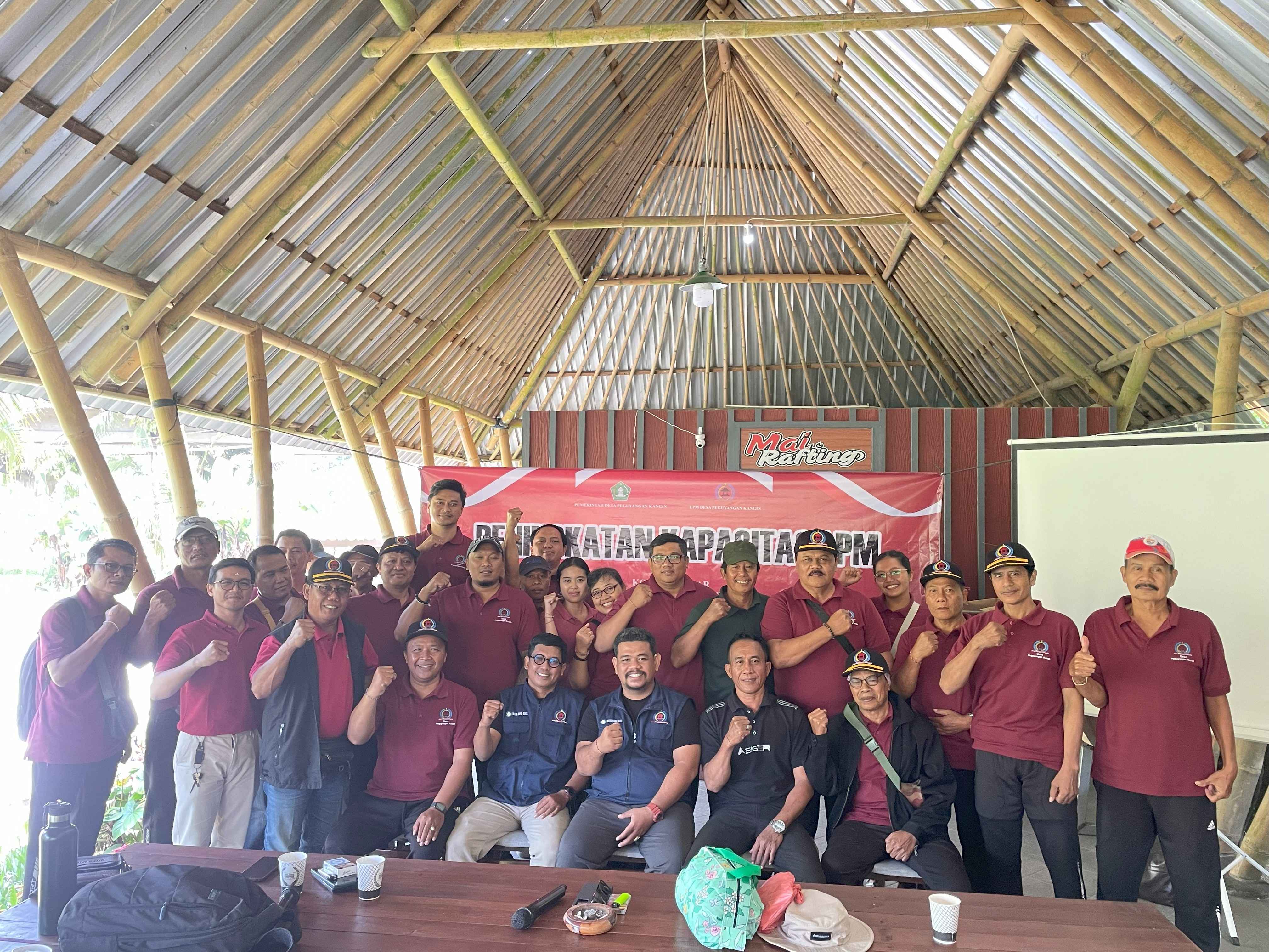 Peningkatan Kapasitas LPM Desa Peguyangan Kangin di Mai Rafting Karangasem