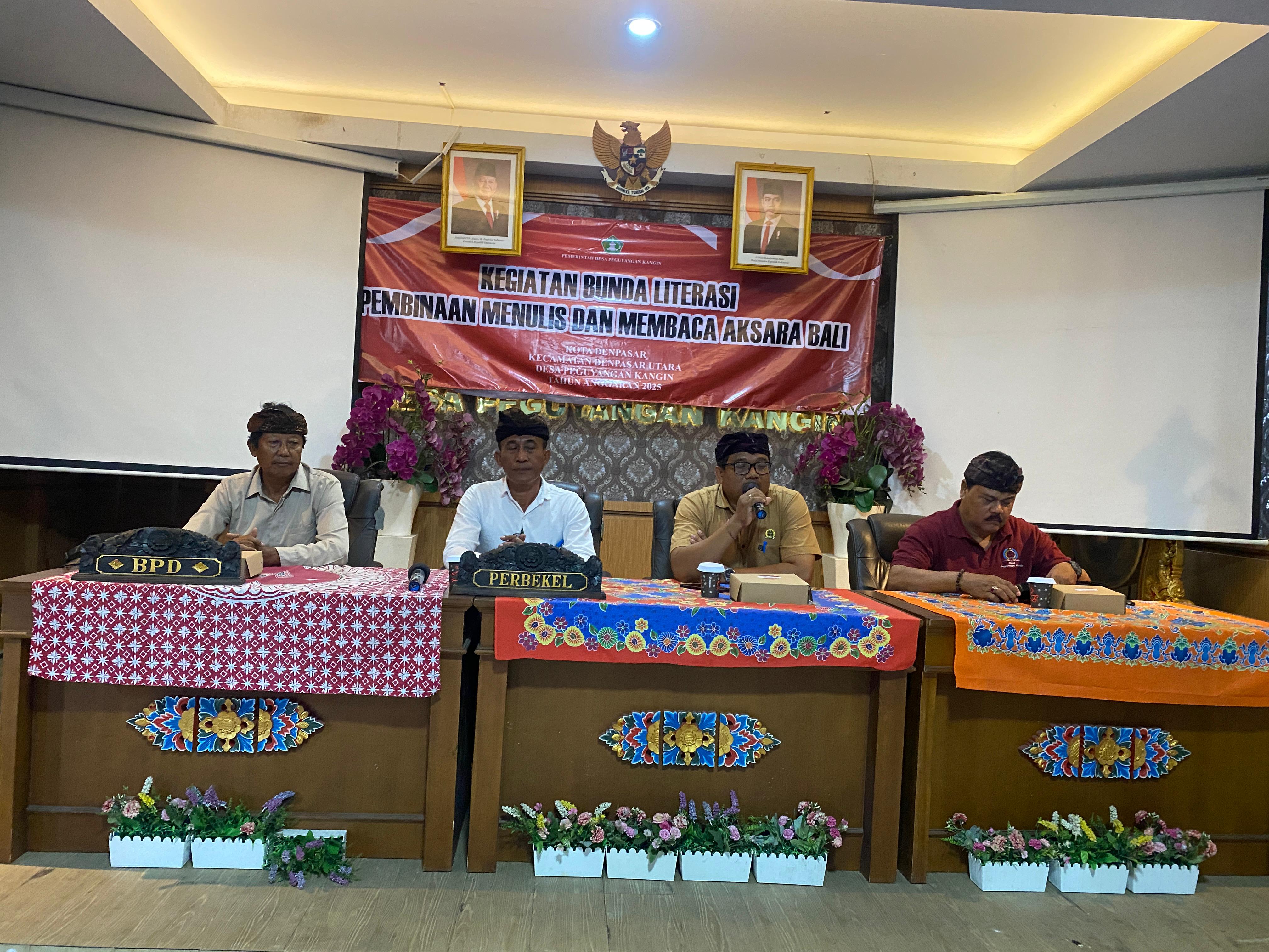 Pembinaan Membaca dan Menulis Aksara Bali Dalam Rangka Program Bunda Literasi
