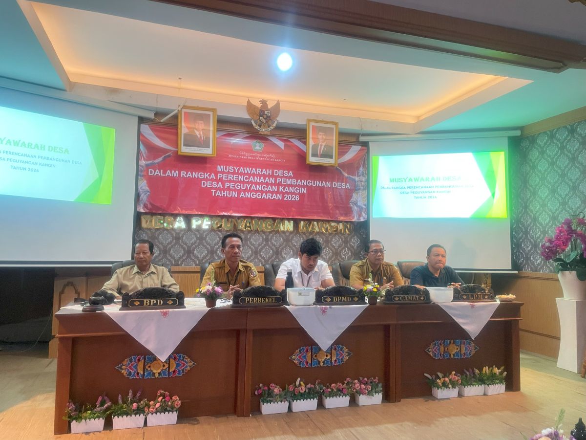 MUSYAWARAH DESA PEGUYANGAN KANGIN BAHAS PERENCANAAN PEMBANGUNAN TAHUN 2026