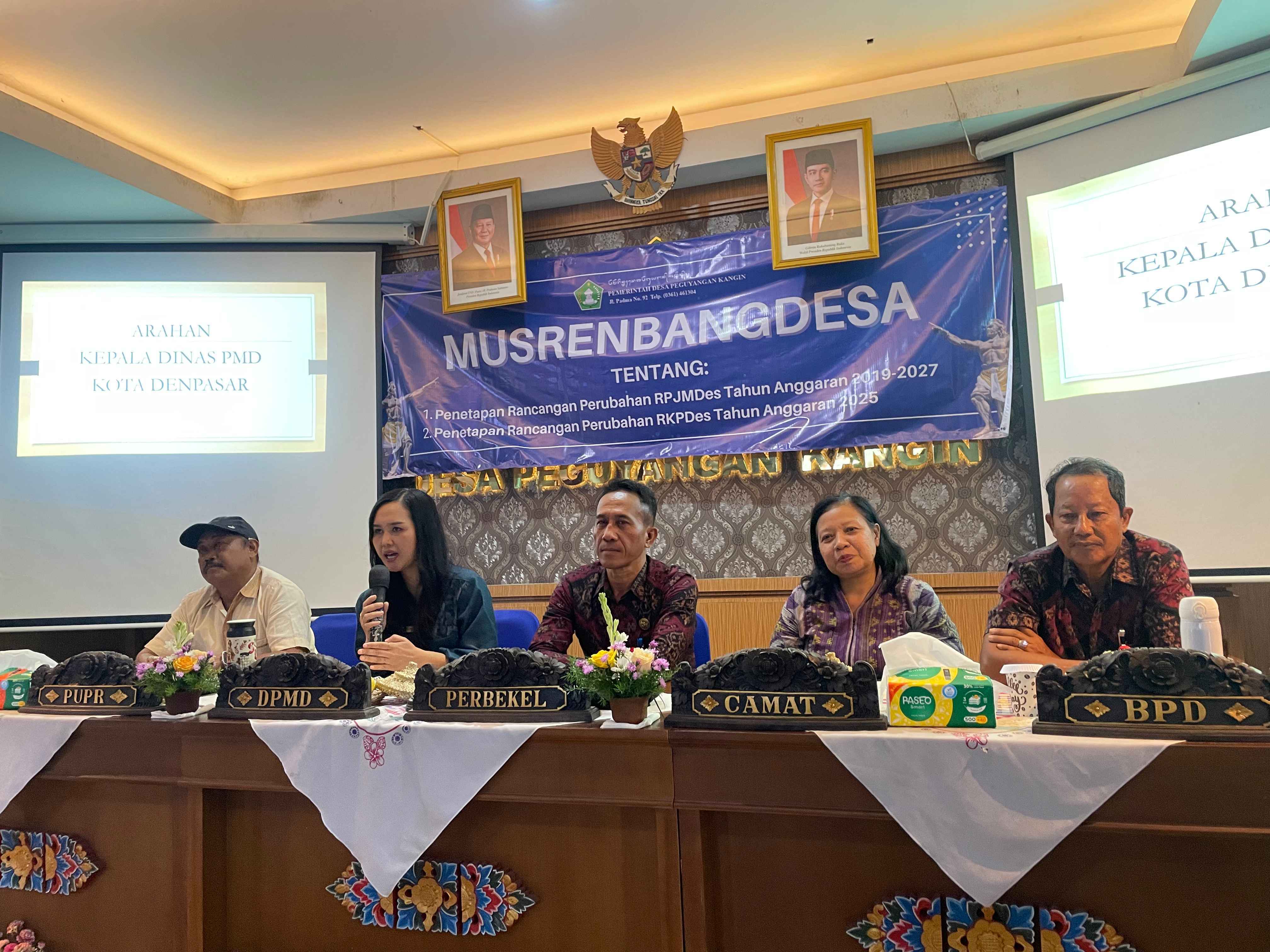 DESA PEGUYANGAN KANGIN MENGGELAR MUSYAWARAH PERENCANAAN PEMBANGUNAN (MUSRENBANG) DESA 
