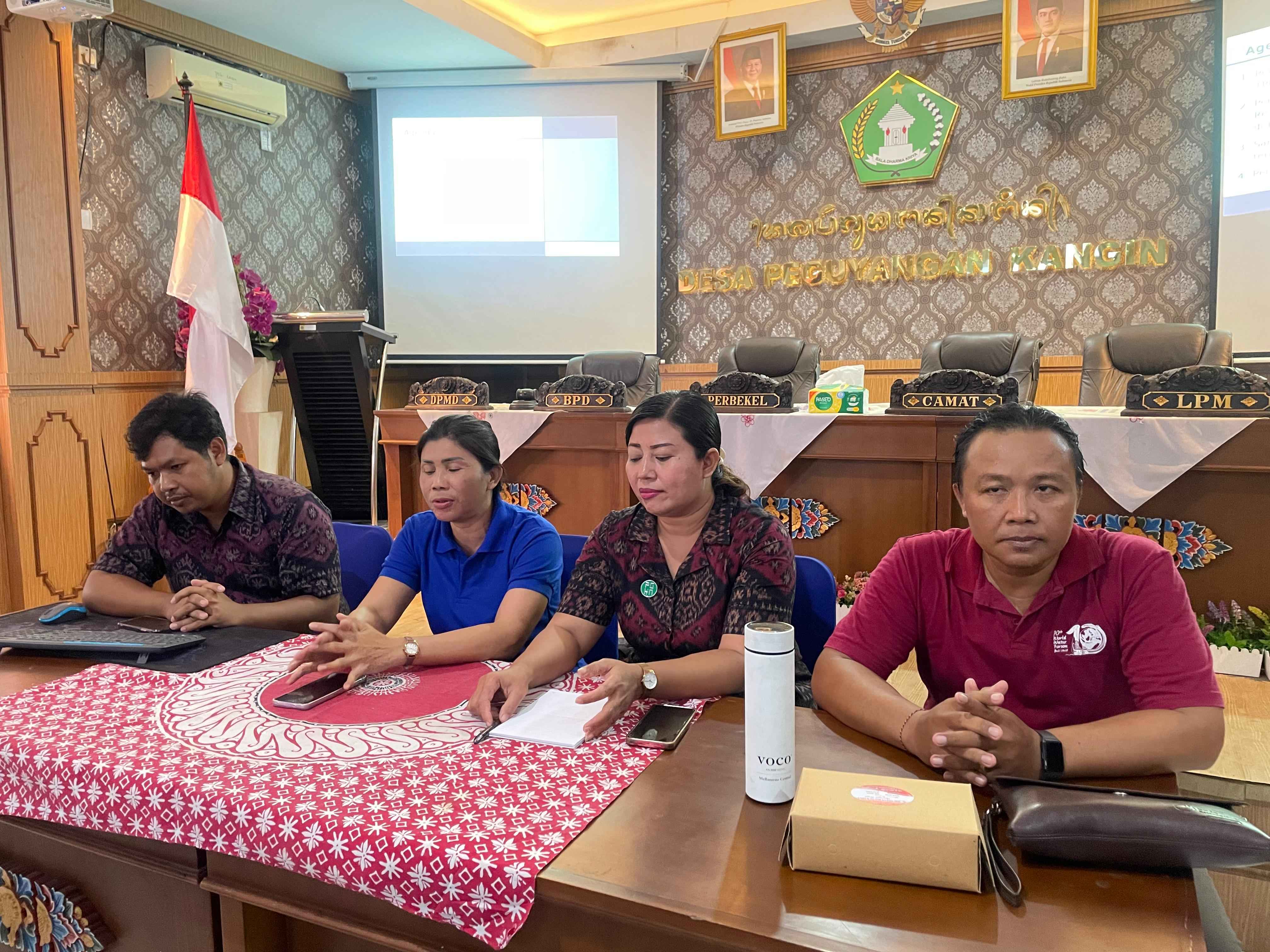 RAPAT KOORDINASI TPPS DESA PEGUYANGAN KANGIN FOKUS PADA PENINGKATAN KUALITAS DAN PENANGANAN BALITA STUNTING 