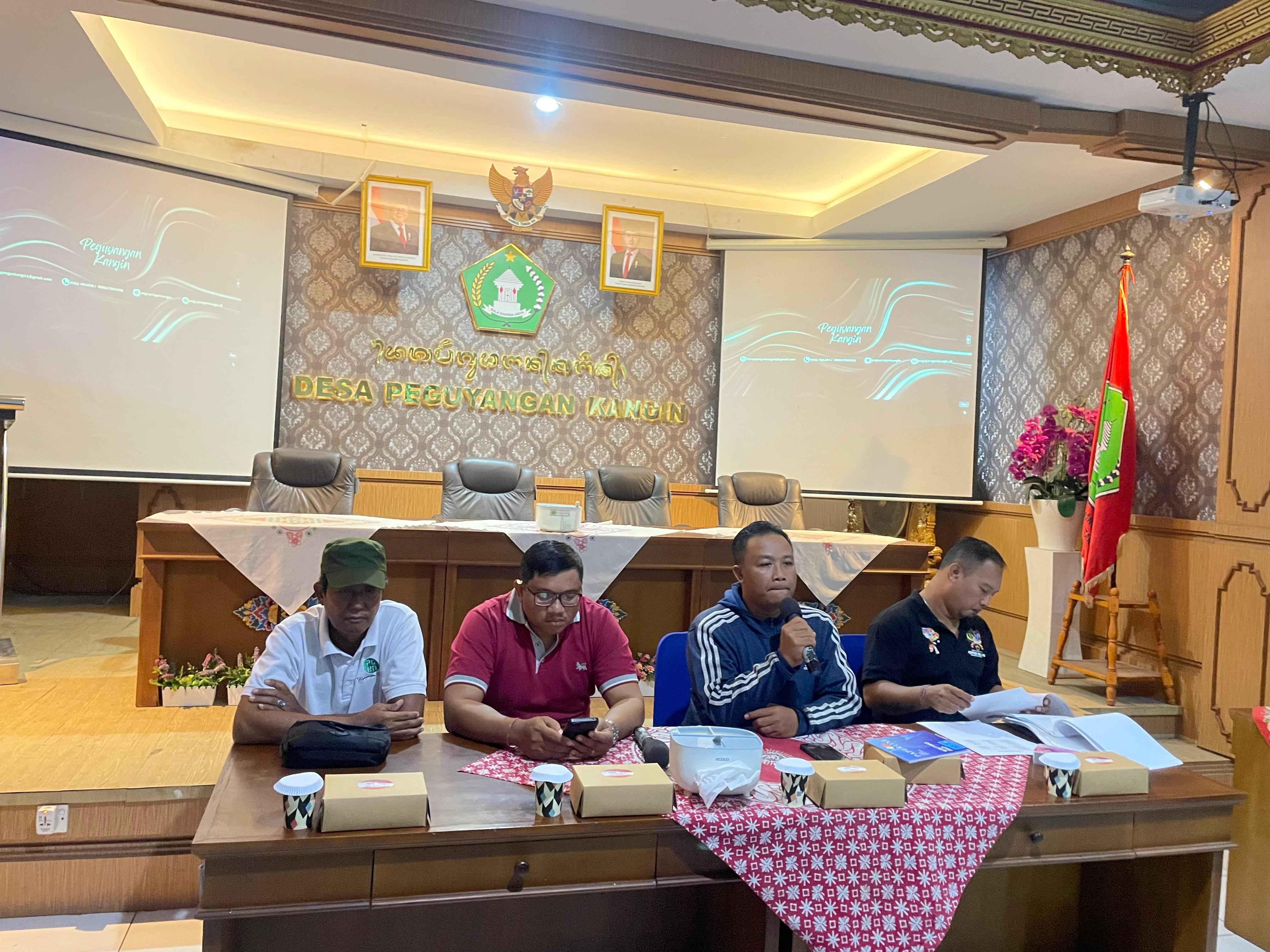 TECHNICAL MEETING TURNAMENT TENIS MEJA DESA PEGUYANGAN KANGIN TAHUN 2025