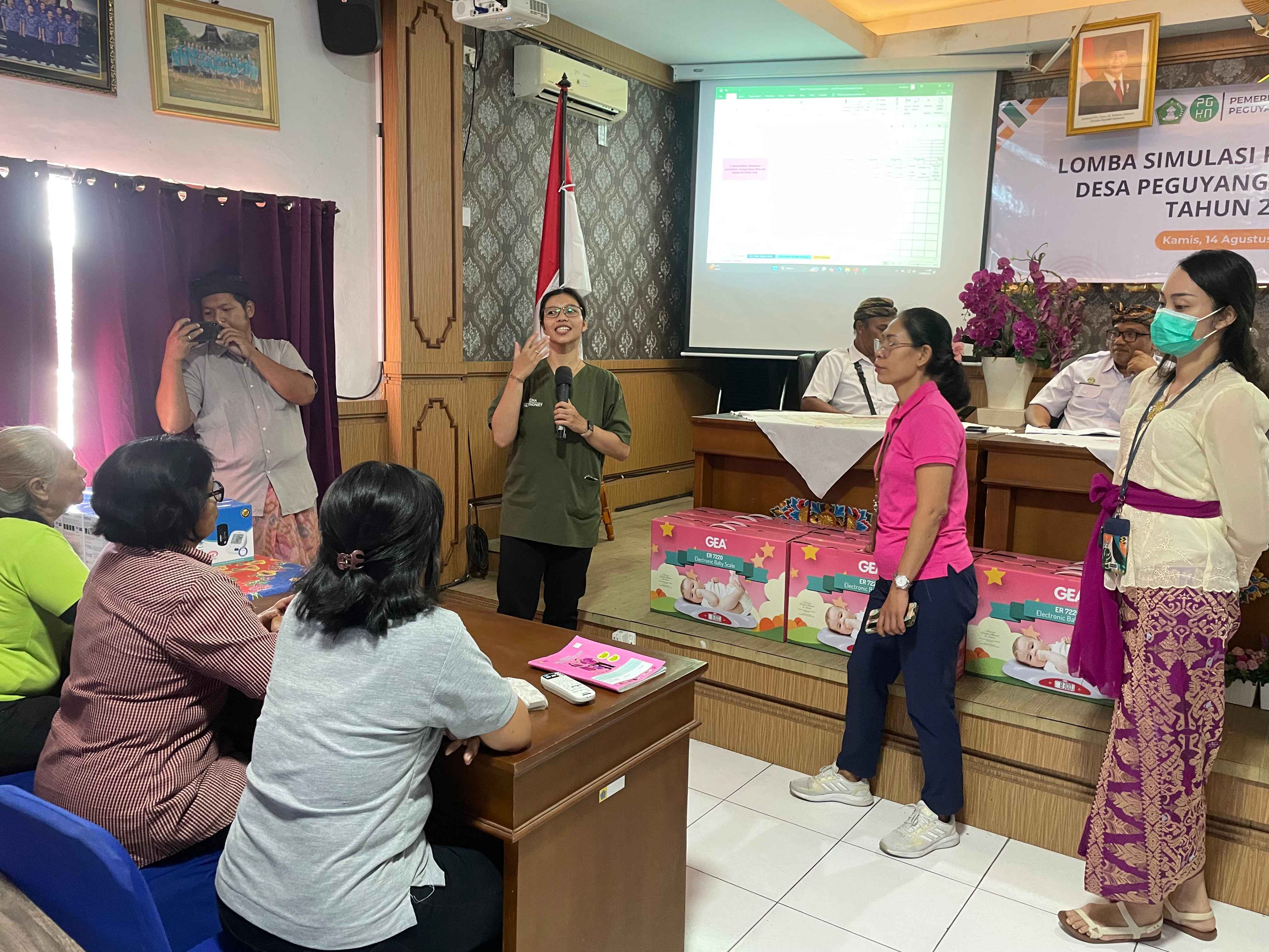 PEMBINAAN LOMBA SIMULASI POSYANDU ILP DESA PEGUYANGAN KANGIN TAHUN 2025