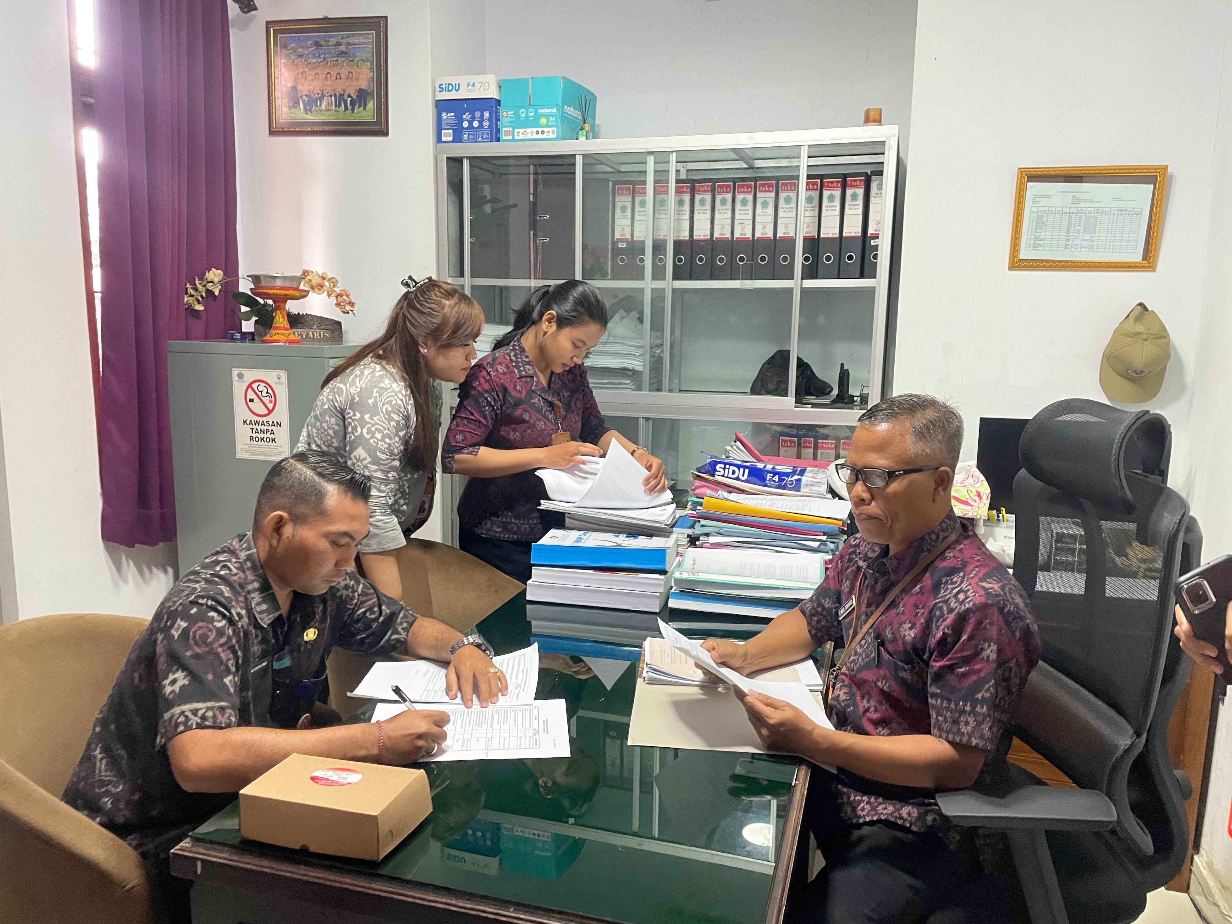 Monitoring dan Evaluasi APB Desa Oleh Kecamatan Denpasar Utara