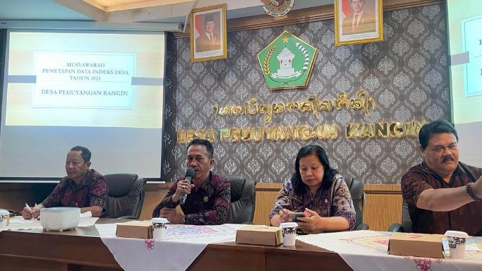 DESA PEGUYANGAN KANGIN TETAPKAN INDEKS DESA TAHUN 2025. 