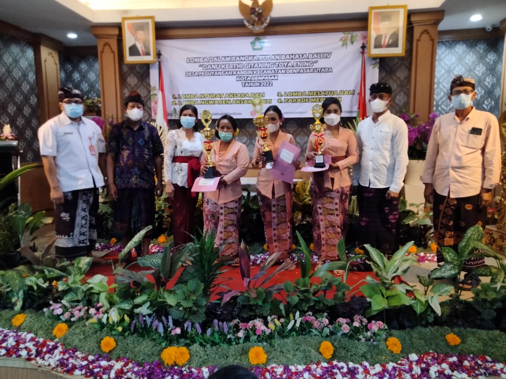 PELAKSANAAN BULAN BAHASA BALI DESA PEGUYANGAN KANGIN TAHUN 2022