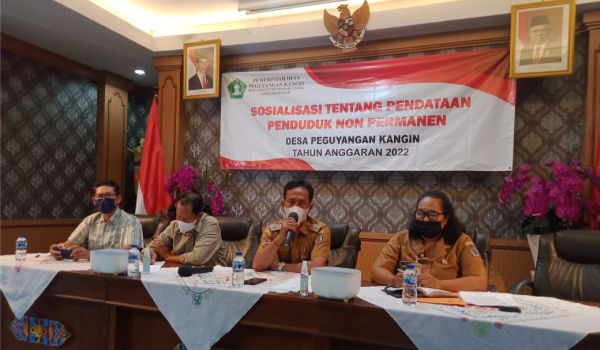 Sosialisasi Tentang Pendataan Penduduk Non Permanen