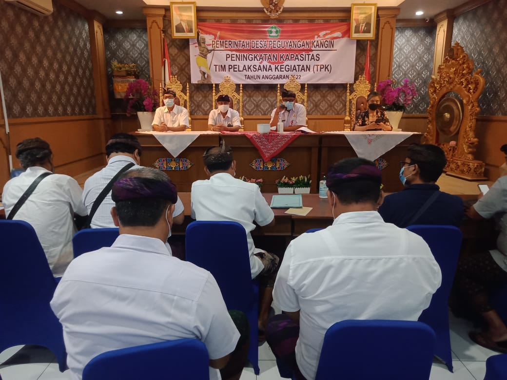 PENINGKATAN KAPASITAS TIM PELAKSANA KEGIATAN (TPK)