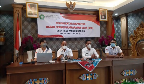  Kegiatan Peningkatan Kapasitas Badan Permusyahwaratan Desa (BPD) Tahun Anggaran 2022