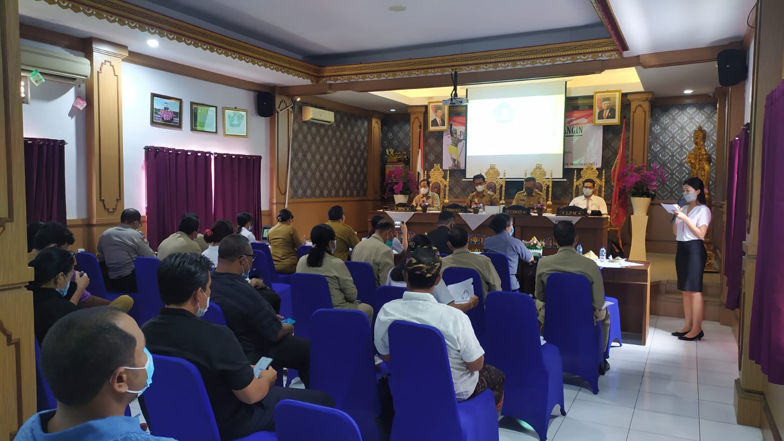 MUSYAWARAH LAPORAN PERTANGGUNG JAWABAN TAHUN 2021 DAN SOSIALISASI APBDES TAHUN 2022