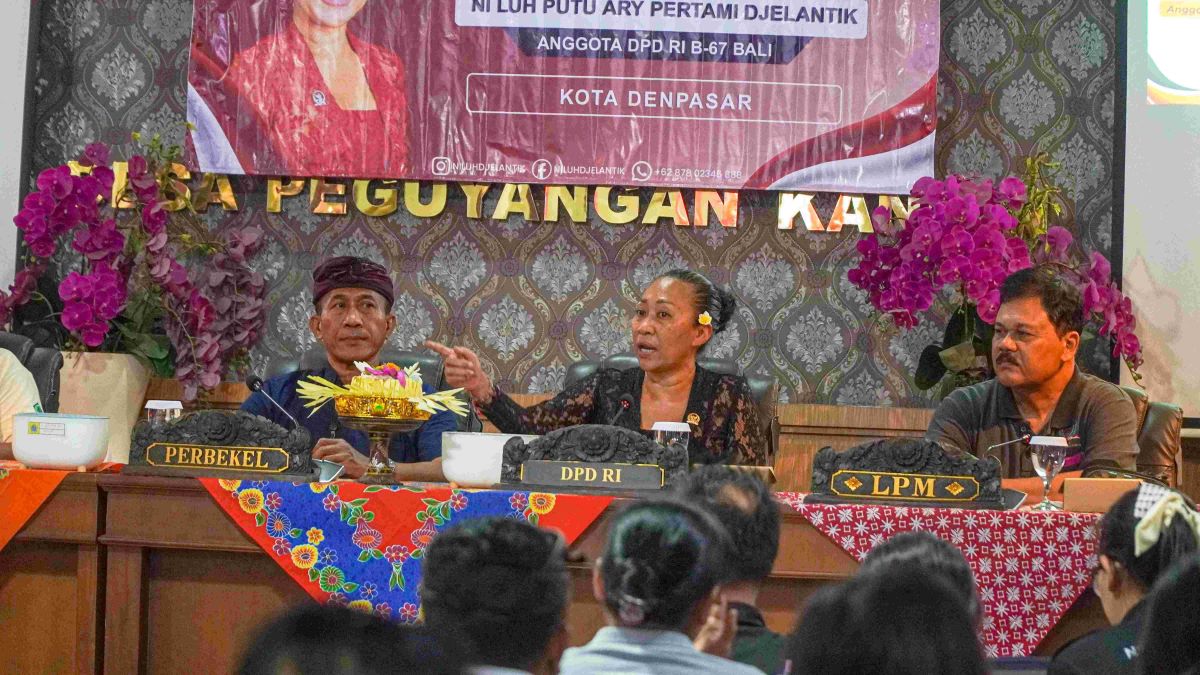 SIMAKRAMA DAN KUNJUNGAN DAERAH PEMILIHAN ANGGOTA DPD RI DAPIL BALI DI DESA PEGUYANGAN KANGIN
