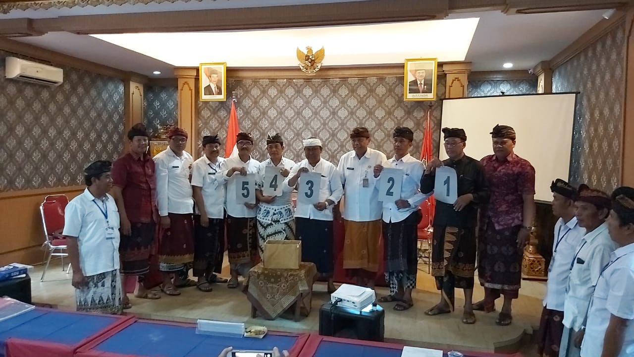 Telah Selesainya Pemilihan Perbekel Desa Peguyangan Kangin Tahun 2019