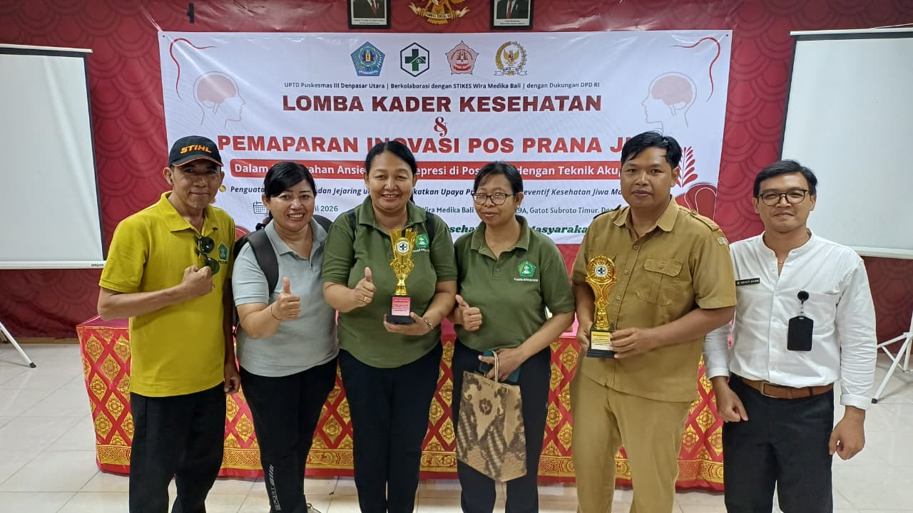 DESA PEGUYANGAN KANGIN RAIH JUARA 3 LOMBA KADER KESEHATAN DALAM INOVASI POS PRANA JIWA