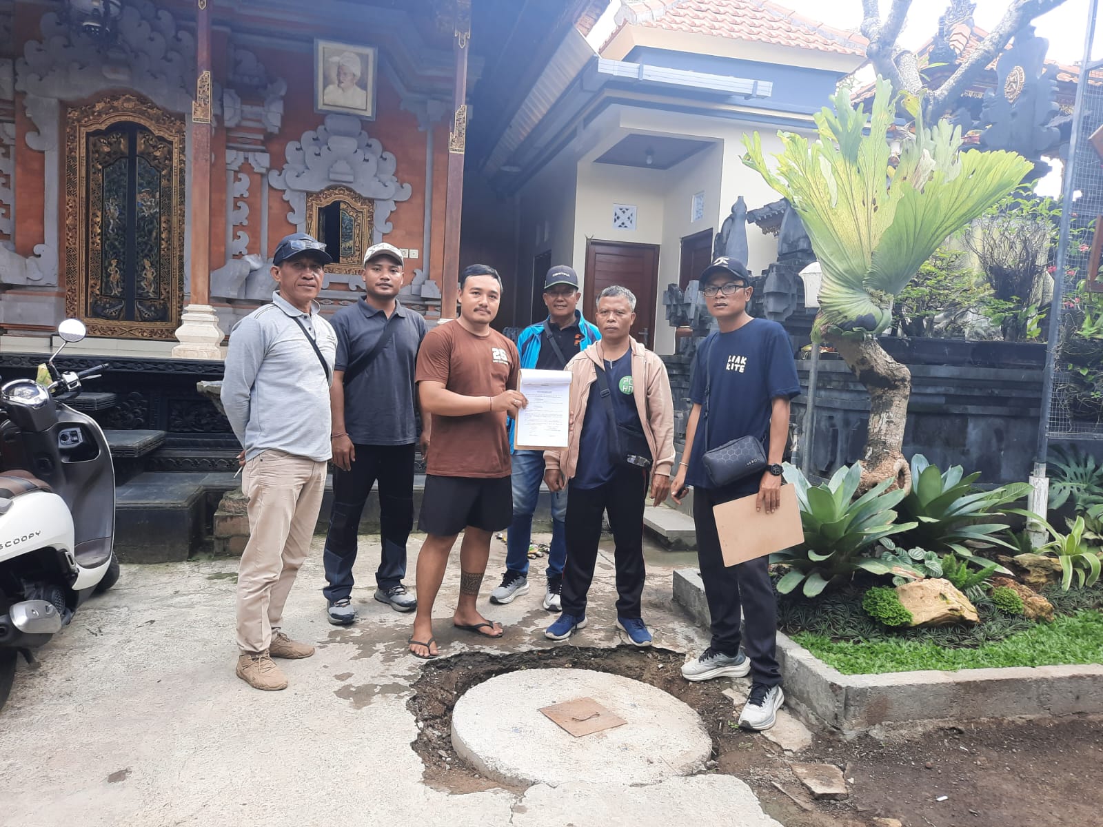 PEMERINTAH DESA KEMBALI LAKSANAKAN MONEV TEBA MODERN BANJAR KAYANGAN DAN PENINJOAN