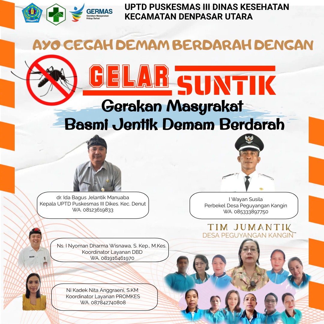 GERAKAN SUNTIK (GERAKAN MASYARAKAT BASMI JENTIK DEMAM BERDARAH)